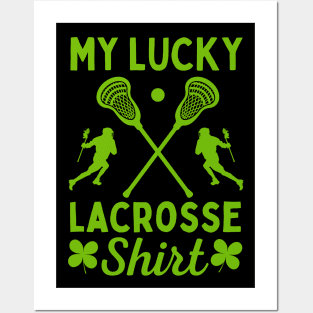 Lacrosse Lucky Tee Posters and Art